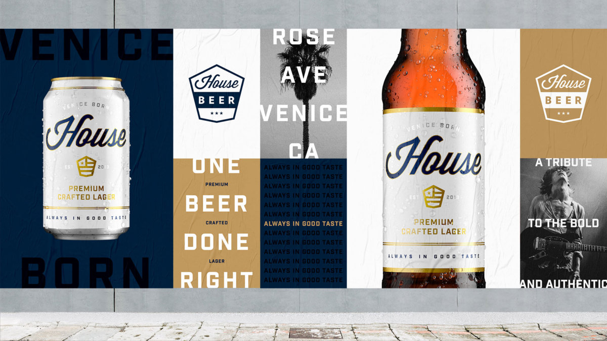 House Beer Campaign Art Direction by Colony