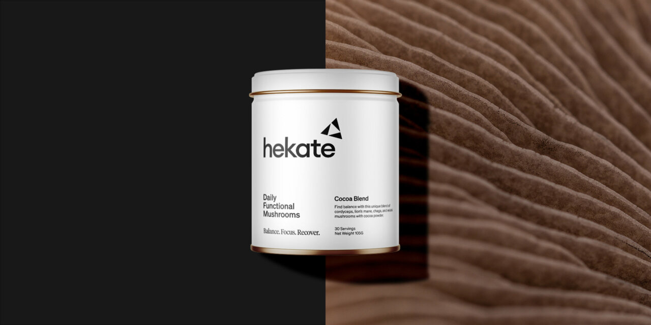 Hekate Functional Mushroom Branding and Design by Colony