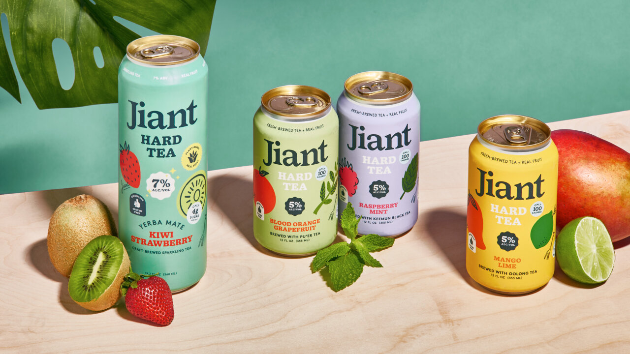 Jiant Hard Tea Branding and Design by Colony
