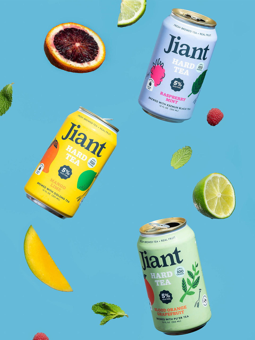 Jiant Hard Tea Branding and Design by Colony