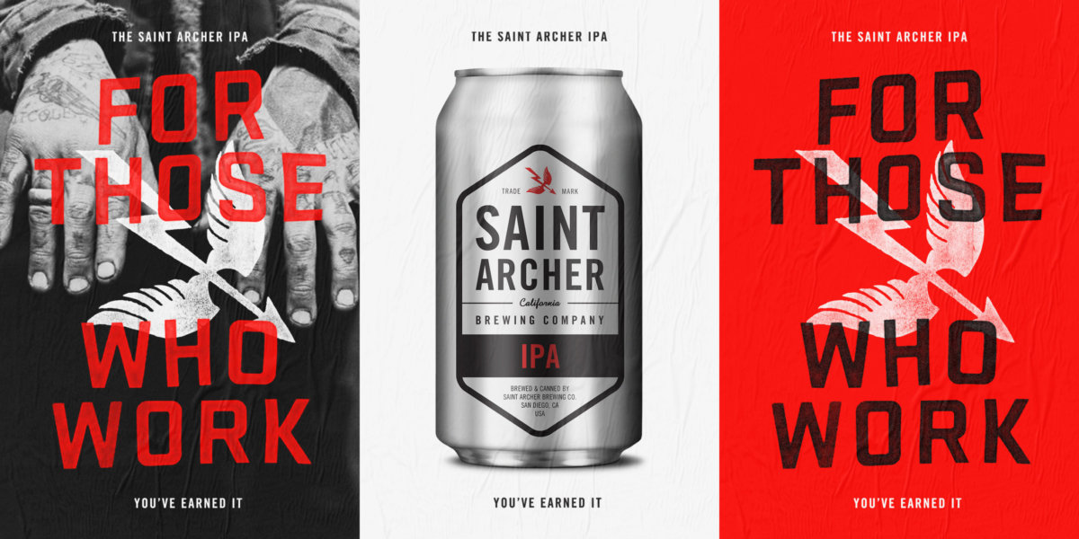 Saint Archer IPA Campaign Brand and Design by Colony
